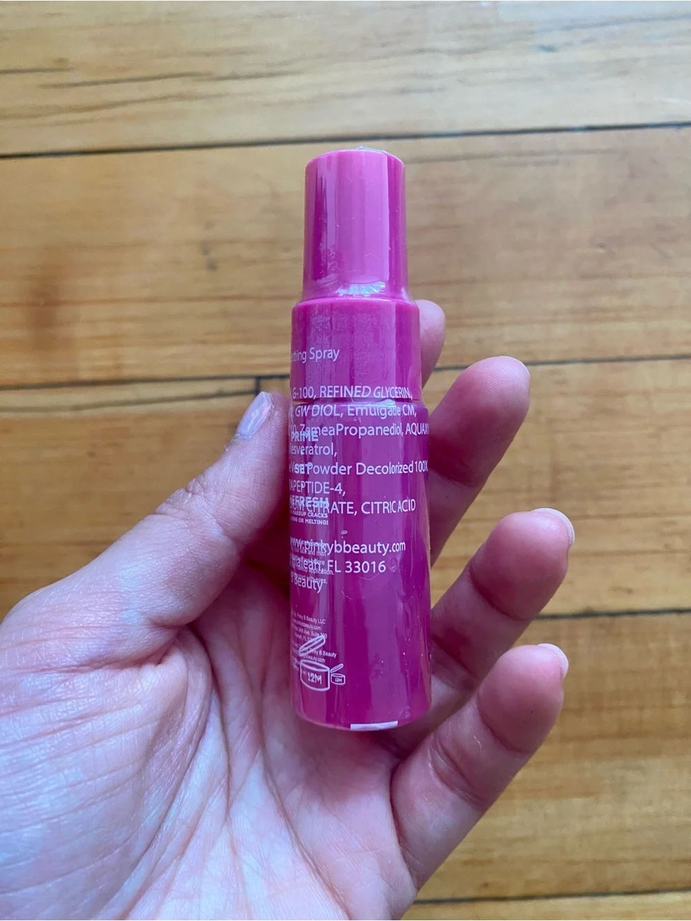 💕 NEW Pinky B Beauty Had Me At Setting Spray Deluxe Mini Sample